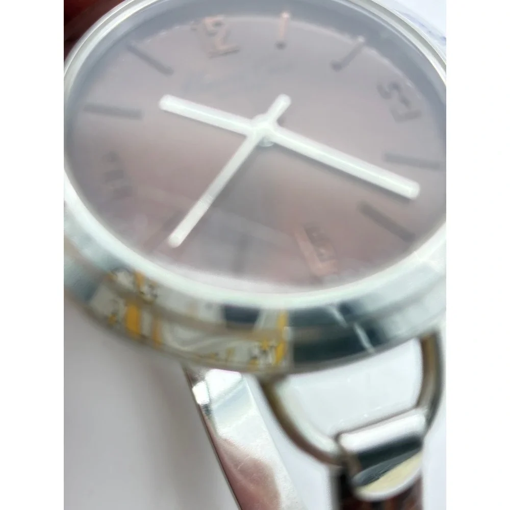 Kenneth Cole New York KC4669 Womens Watch Brown Dial Silver Bangle Band